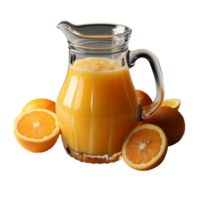 ai generiert Saft Krug, Saft Krug png, Saft Krug mit transparent Hintergrund png