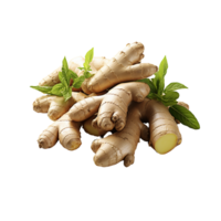 AI generated Ginger Root, Ginger Root Png, Ginger Root With Transparent Background png