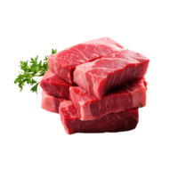 AI generated Raw Beef Slices, Raw Beef Slices Png, Raw Beef Slices With Transparent Background png