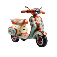 ai généré scooter, jouet scooter png, des gamins jouet scooter png