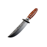 ai generiert Fleisch Messer, Fleisch Messer png, Fleisch Messer mit transparent Hintergrund png