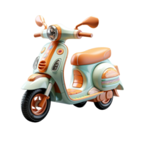 AI generated Scooter, Toy Scooter Png, Kids Toy Scooter Png