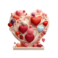 AI generated Love, Love Png, Love Icon, Love With Transparent Background png