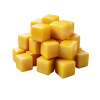 AI generated Mango Cubes, Mango Cubes Png, Mango Cubes With Transparent Background png