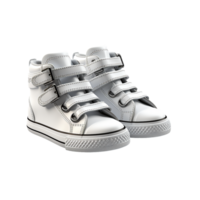 ai generado niños zapatos, niños Zapatos png, niños Zapatos con transparente antecedentes png