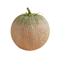 AI generated Cantaloupe Melon No Background Perfect for Print on Demand png