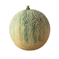 AI generated Cantaloupe Melon No Background Perfect for Print on Demand png