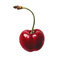 AI generated Fresh Cherry No Background Perfect for Print on Demand png