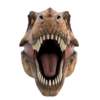 ai generato 3d cartone animato t rex dinosauro no sfondo Perfetto per Stampa su richiesta png