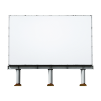 AI generated Billboard isolated on transparent background png