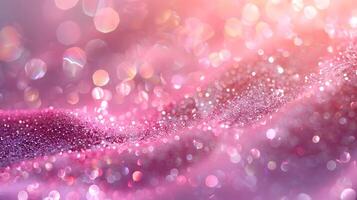 AI generated Light pink glitter abstract background. High-resolution. AI Generative photo