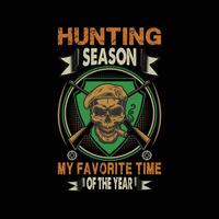 Hunting T shirt Design or Hunting Shirt design vector