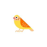 illustration vector graphic bird flat illustration for logo, icon, element, template, design, etc