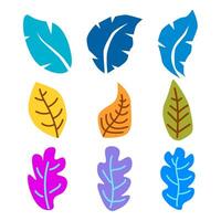 illutration vector graphic leaf vector for template, design, element, icon, etc