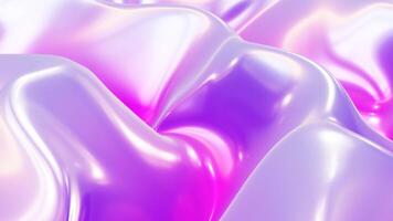 une proche en haut de une violet et rose liquide boucle animation video