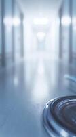 AI generated Picture Foggy Medical Perspective Stock Photo Resource, medical background blur Vertical Mobile Wallpaper