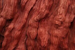 AI generated Weathered Redwood tree texture skin. Generate Ai photo