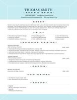 ATS Industrial Engineer Resume Template