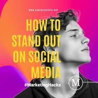 marketing social media post template