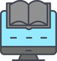 Digital Learning Vector Icon