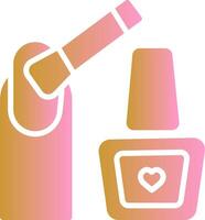 Nail Polish Vector Icon