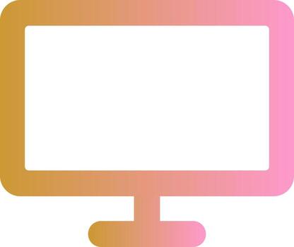 icono de vector de pantalla de cristal líquido