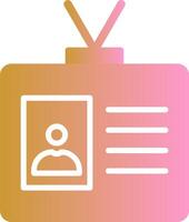 Identity Card II Vector Icon
