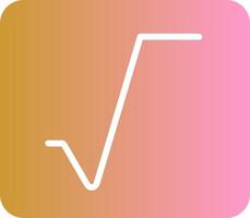 Square Root Vector Icon