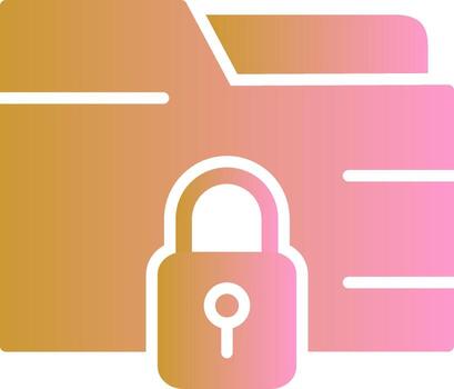 Secure Folder Vector Icon