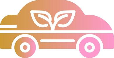 Ecology Car Vector Icon