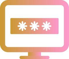System Password Vector Icon