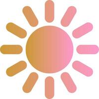 Sun Vector Icon