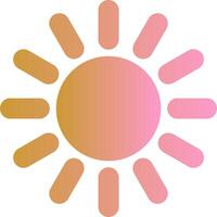 Sun Vector Icon