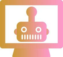 Artificial Bot Vector Icon