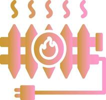 Heat Radiator Vector Icon