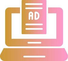 Internet Ads Vector Icon
