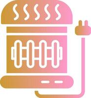 Electric Heater Vector Icon