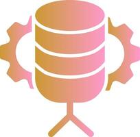 Database Management Vector Icon