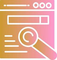 icono de vector de navegador