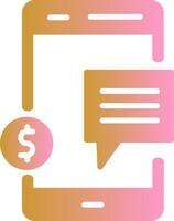 Money Talk Vector Icon