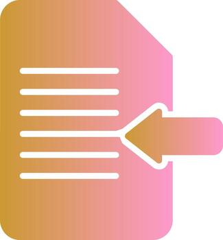 Import Document Vector Icon