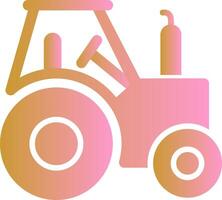 icono de vector de tractor