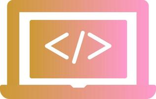 Coding Computer Vector Icon