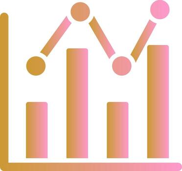 web analítica vector icono