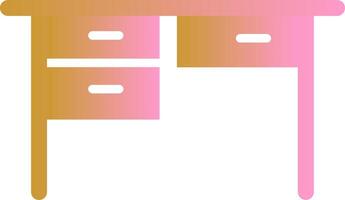 Table with Drawers II Vector Icon