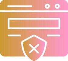 Unprotected Website Vector Icon