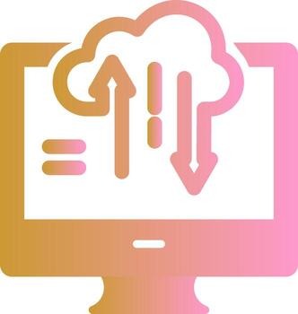 Data Transfer Vector Icon