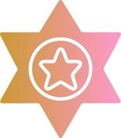 Sheriff Vector Icon