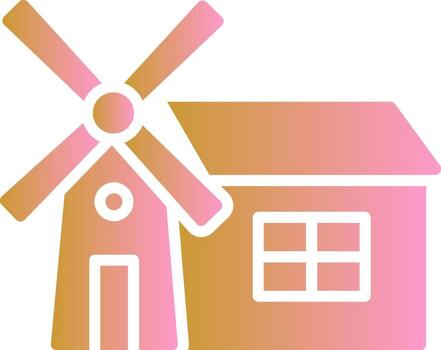 Windmill Vector Icon