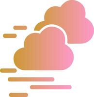 icono de vector de nube